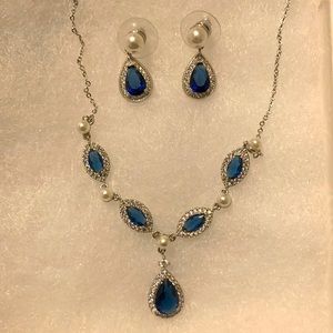 Necklace with matching earrings